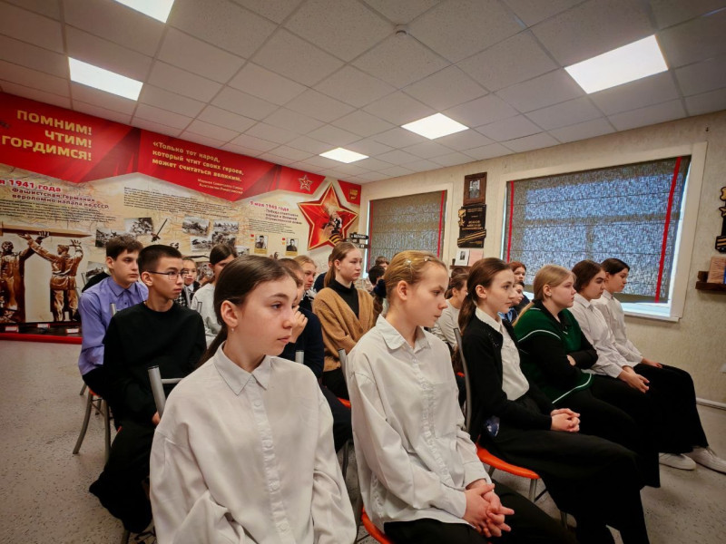 Встреча с жительницей блокадного Ленинграда.