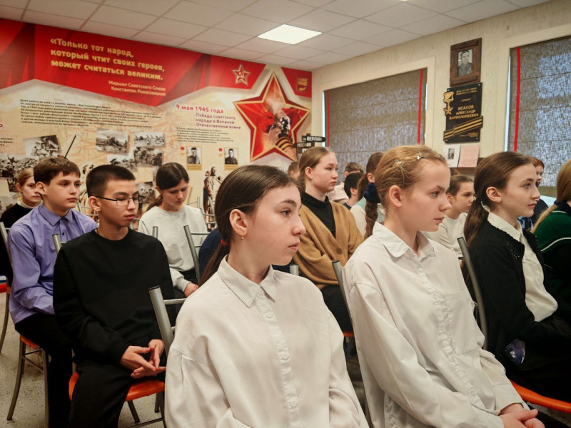 Встреча с жительницей блокадного Ленинграда.